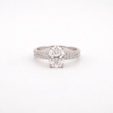 Oval Lab Diamond Engagement Ring