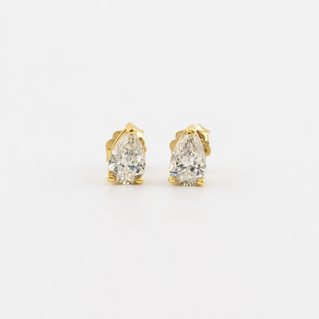 Pear Diamond Earrings