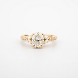 Oval Lab Diamond Engagement Ring