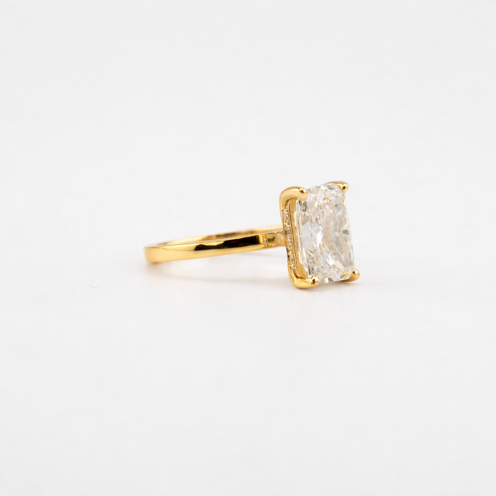 Radiant Hidden Halo Lab Engagement RIng