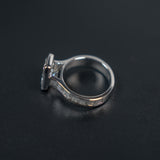 Emerald Lab Diamond Engagement RIng