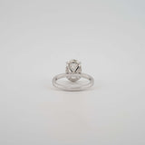 Oval  Lab Grown Diamond Engagement Ring