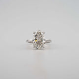 Oval  Lab Grown Diamond Engagement Ring
