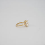 Oval Lab Diamond Engagement Ring