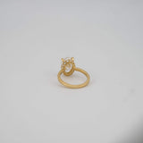 Oval Lab Diamond Engagement Ring