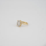 Oval Lab Diamond Engagement Ring